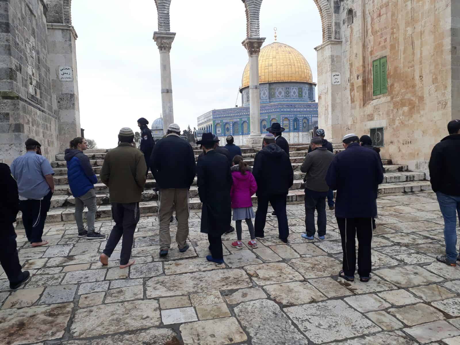 הר הבית: מפקד המחוז במשטרה עלה עם קבוצת סוהרים