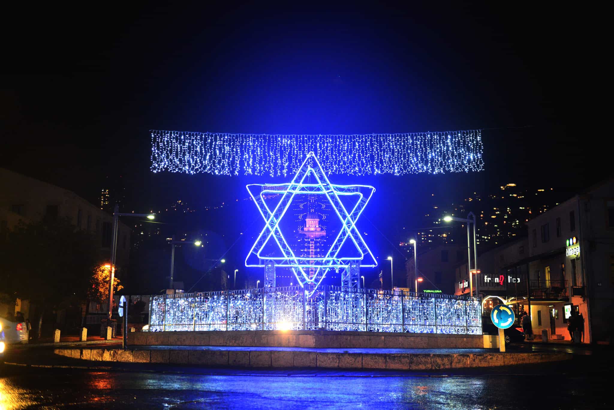 הפגנות תמיכה בעזה וממול הפגנות הקוראות "להשיב את חיפה לישראל"