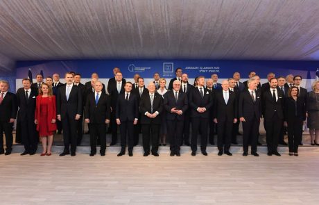 למעלה מ-40 ממנהיגי העולם התכנסו לארוחת ערב בחסות נשיא המדינה לכבוד פורום השואה הבינלאומי