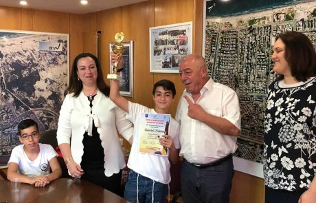 אלוף ישראל באיות באנגלית – תלמיד כיתה ה' מקריית ים