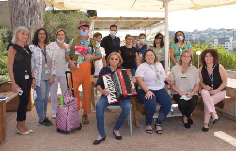 סוכת החוסן של ביה"ח כרמל