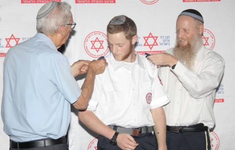 דביר שנרב סיים בהצלחה את קורס החובשים של מד"א