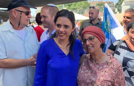 איילת שקד בסיור בצפון הארץ